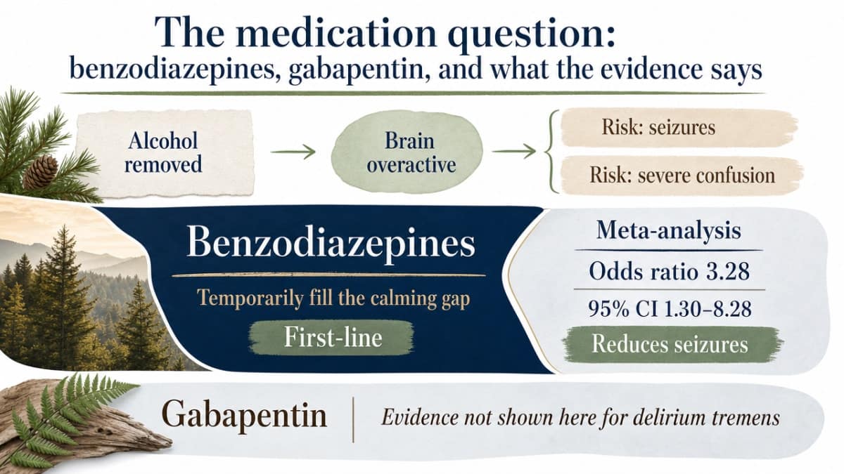 Illustrate the three-tier level-of-care framework cited in this section (outpatient, residential medical detox, hospital) with the specific criteria described