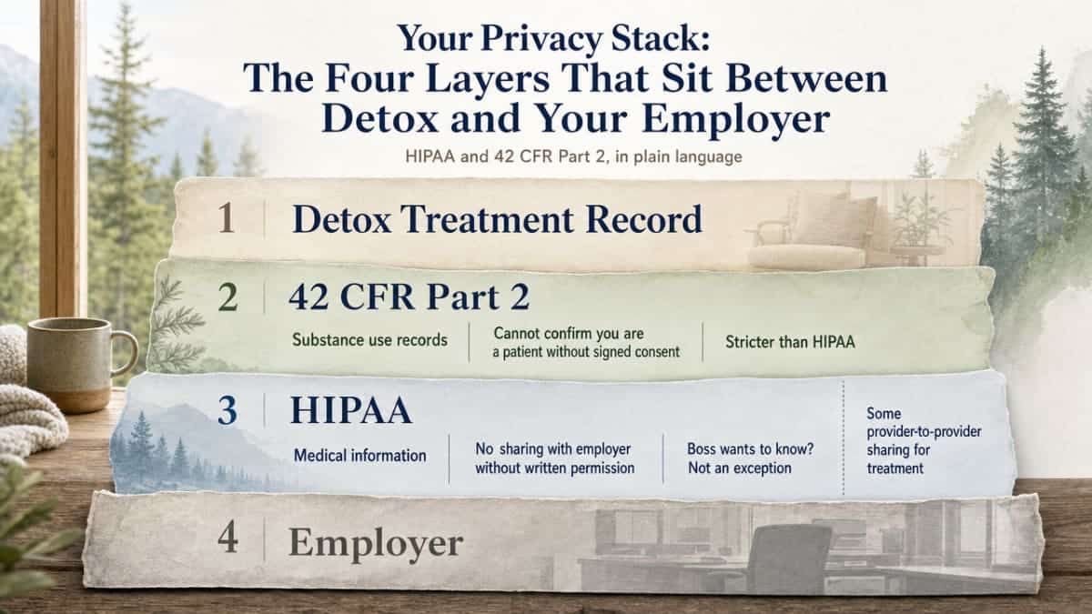 Visualize the four-layer privacy framework the section explicitly walks through, matching the article's own structure